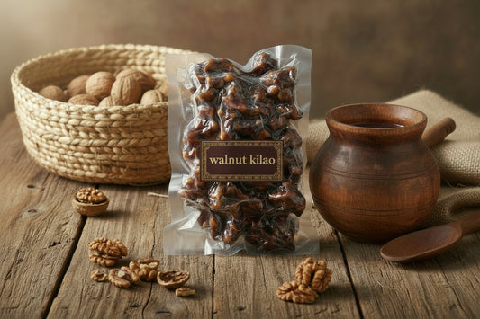 Organic Walnut Kilao traditional sweet from Gilgit Baltistan
