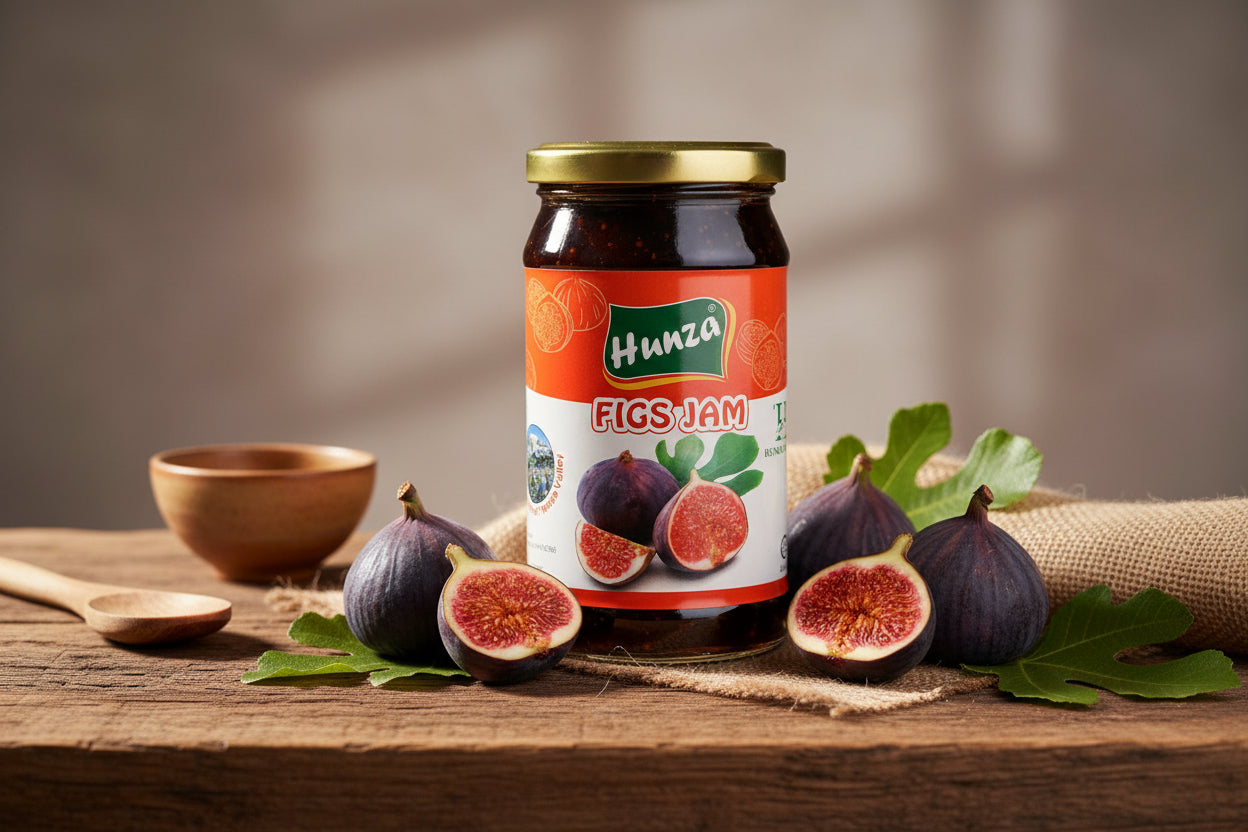 Figs Jam extracted from natural figs of Gilgit Baltistan